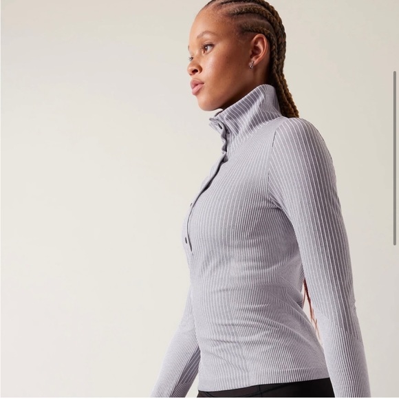 Athleta Tops - Athleta Flurry Seamless Henley